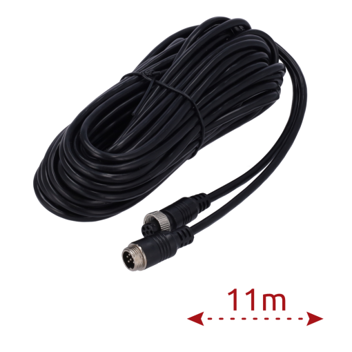 OEM VW-6PIN-IP-110 Cable para cámaras IPConector M12 aviación6 PinesLongitud 11mMacho – Hembra