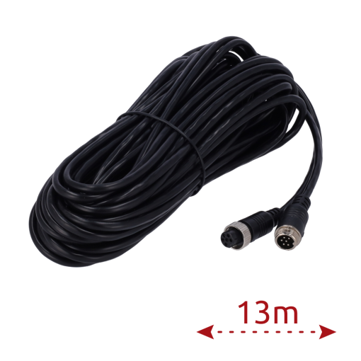 OEM VW-6PIN-IP-130 Cable para cámaras IPConector M12 aviación6 PinesLongitud 13mMacho – Hembra