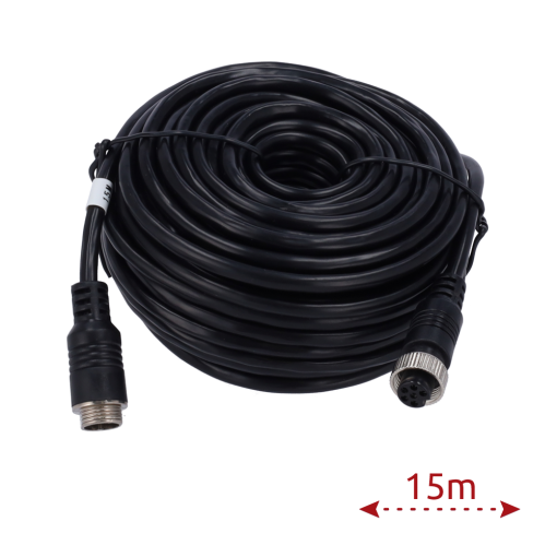 OEM VW-6PIN-IP-150 Cable para cámaras IPConector M12 aviación6 PinesLongitud 15mHembra – Hembra