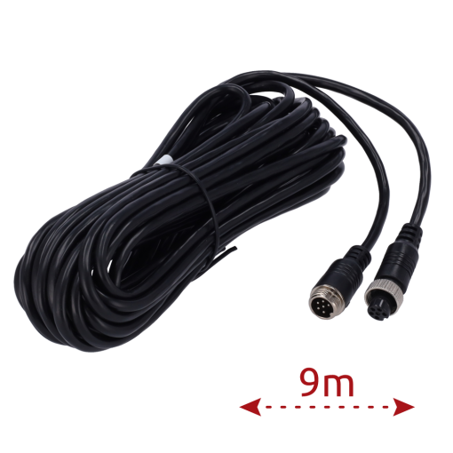 OEM VW-6PIN-IP-90 Cable para cámaras IPConector M12 aviación6 PinesLongitud 9mHembra – Hembra