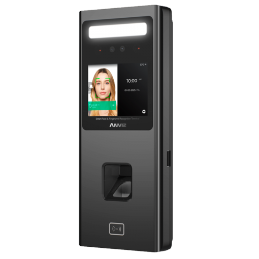 Anviz W2-FACE Control de acceso y presencia - Facial, huella, tarjeta EM y PIN - 1.000 usuarios | 50.000