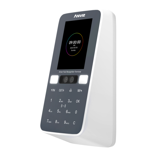 Anviz W3 Control de acceso y presencia - Facial, tarjeta EM y PIN - 200 usuarios | 100.000 registros -
