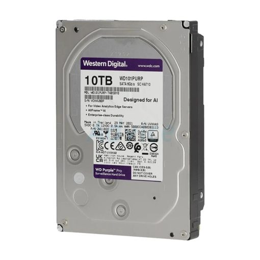 Western Digital WD102PURP Disco duro | especial videovigilancia | 10TB | Capacidad 10 TB (10240 Gb) | Interfaz SATA 6