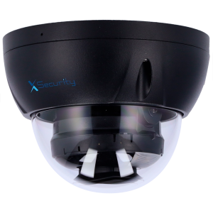 X-Security XS-IPD842A-8P-DL-WIZ-BLACK X-Security Cámara IP Dome - 8 Megapíxel (3840×2160) - Lente fija 2.8mm - WDR 120dB | Dual