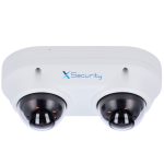 X-Security XS-IPD850A-4P-DUAL X-Security Cámara IP Domo dual - 2x 4 Megapíxel (2560x1440) - 2x Lente fija 2.8mm - WDR 120dB