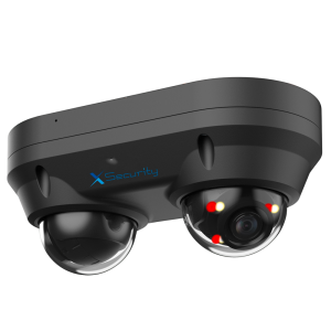 X-Security XS-IPD850A-4P-DUAL-BLACK X-Security Cámara IP Domo dual - 2x 4 Megapíxel (2560x1440) - 2x Lente fija 2.8mm - WDR 120dB