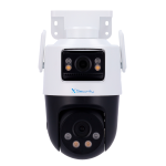 X-Security XS-IPP5D-5EW-DL-TANDEM X-Security IP tándem Wi-Fi - Doble Lente (Panorámica 5Mpx + PT 5Mpx) - Lente PT 6 mm | Lente