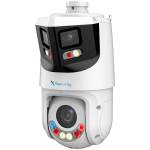 X-Security XS-IPSD6325TA-8P-TIOC-TANDEM X-Security IP tándem gama ULTRA - Doble Lente (Panorámica 8Mpx + PTZ 4Mpx) - Lente PTZ 5~125