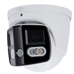 X-Security XS-IPT180A-8U-PAN-TIOC Cámara Turret IP X-Security 8 Megapíxel - Active Deterrence | SMD 4.0 - 2 Lentes 2.8 mm / Dual