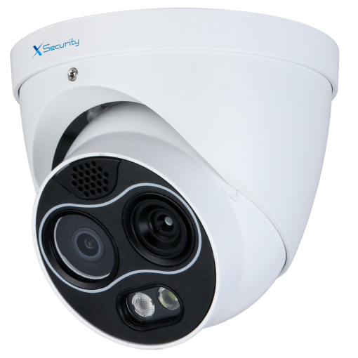 X-Security XS-IPTT256A-4D4-WIZ Cámara térmica Turret Dual IP X-Security - 256x192 VOx | Lente 3.5 mm | Sensibilidad ≤ 40mK -