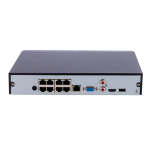 X-Security XS-NVR2108-8P-4AI Grabador IP X-Security WizSense AI - 8 CH vídeo IP | 8 CH PoE - Resolución máxima grabación 12