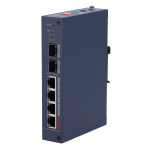 X-Security XS-SW0604-96-DIN-HIPOE X-Security Hardened L2 Managed Switch - 6 Puertos Totales (4 PoE / 2 Uplinks 1G SFP) -
