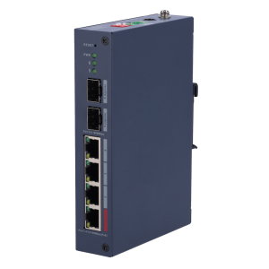 X-Security XS-SW0604-96-DIN-HIPOE X-Security Hardened L2 Managed Switch - 6 Puertos Totales (4 PoE / 2 Uplinks 1G SFP) -
