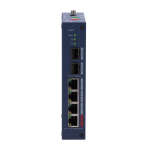 X-Security XS-SW0604-96-DIN-HIPOE X-Security Hardened L2 Managed Switch - 6 Puertos Totales (4 PoE / 2 Uplinks 1G SFP) -