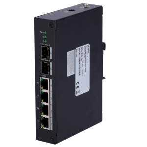 X-Security XS-SW0604HIPOE-MF-120-DIN X-Security Industrial L2 Managed Switch - 6 Puertos Totales (4 PoE / 2 Uplinks 1G SFP) -