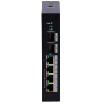 X-Security XS-SW0604HIPOE-MF-120-DIN X-Security Industrial L2 Managed Switch - 6 Puertos Totales (4 PoE / 2 Uplinks 1G SFP) -
