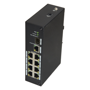 X-Security XS-SW09-C-DIN X-Security - Switch Industrial - 8 puertos RJ45 + 1 Uplink GIGA + 1 SFP - Velocidad 10/100