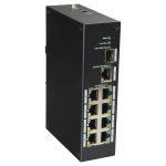 X-Security XS-SW09-C-DIN X-Security - Switch Industrial - 8 puertos RJ45 + 1 Uplink GIGA + 1 SFP - Velocidad 10/100