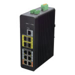 X-Security XS-SW1006HIPOE-MFG-120-DIN X-Security Industrial L2 Managed Switch - 10 Puertos Totales (6 PoE GE / 4 Uplinks 1G SFP) -