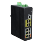 X-Security XS-SW1006HIPOE-MFG-120-DIN X-Security Industrial L2 Managed Switch - 10 Puertos Totales (6 PoE GE / 4 Uplinks 1G SFP) -