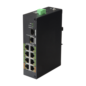 X-Security XS-SW1008EPOE-120-DIN Switch ePoE X-Security - 8 puertos PoE + 1 Uplink RJ45 + 1 SFP - Velocidad 10/100 Mbps -