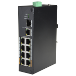 X-Security XS-SW1008POE-96-DIN Switch PoE X-Security - 8 puertos PoE + 1 Uplink RJ45 - Velocidad 10/100 Mbps - Potencia 30 W