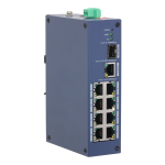 X-Security XS-SW8GE1GE1SFP-MGD Switch gestionable L2 con 8x RJ45 y 2x Uplink - 8 puertos de red local a 10/100 Mbps - Uplink