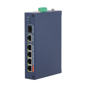 X-Security XS-SWI0604HIPOE-MF-60-DIN X-Security Industrial L2 Managed Switch - 4 puertos PoE 10/100 (Puerto 1 Hi-PoE hasta 60W) -