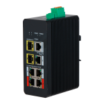 X-Security XS-SWI0704HIPOE-MGF-120-DIN X-Security Industrial L2 Managed Switch - 7 Puertos Totales (4 PoE GE / 1 GE / 2 SFP) -
