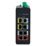 X-Security XS-SWI0704HIPOE-MGF-120-DIN X-Security Industrial L2 Managed Switch - 7 Puertos Totales (4 PoE GE / 1 GE / 2 SFP) -