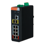 X-Security XS-SWI1008HIPOE-MGF-120-DIN X-Security Industrial L2 Managed Switch - 10 Puertos Totales (8 PoE GE / 2 Uplinks 1G SFP) -