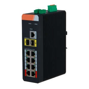 X-Security XS-SWI1008HIPOE-MGF-120-DIN X-Security Industrial L2 Managed Switch - 10 Puertos Totales (8 PoE GE / 2 Uplinks 1G SFP) -