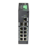 X-Security XS-SWI1100-GDIN Switch Industrial X-Security - 8 puertos RJ45 + 2 puerto Uplink (SFP) - Velocidad 10/100/1000