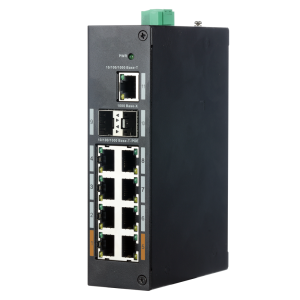 X-Security XS-SWI1108HIPOE-G120DIN Switch Industrial X-Security - 8 puertos RJ45 + 2 puertos SFP + 1 puerto RJ45 - Velocidad