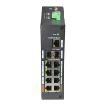 X-Security XS-SWI1108HIPOE-G120DIN Switch Industrial X-Security - 8 puertos RJ45 + 2 puertos SFP + 1 puerto RJ45 - Velocidad