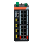 X-Security XS-SWI2016HIPOE-MGF-240-DIN X-Security Industrial L2 Managed Switch - 20 Puertos Totales (16 PoE GE / 4 Uplinks 1G SFP) -