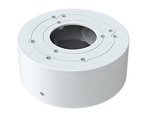 TVT YXH0104 Caja de conexión para cámaras Aluminio Blanca IP65 techo y pared 96x38.8mm TVT