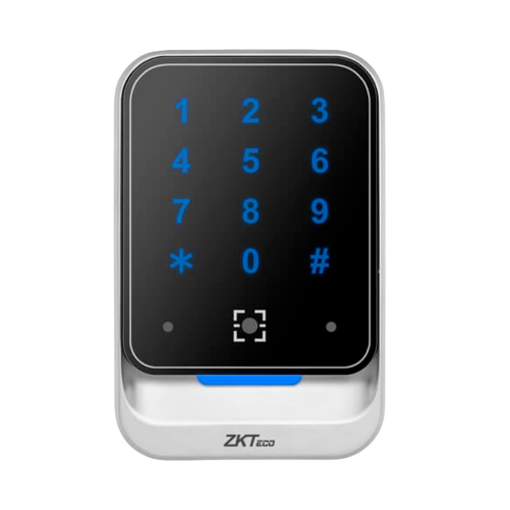 ZKTeco ZK-ACC-ER-QR600-HK-1 Lector de acceso - Acceso por código QR, tarjeta EM y PIN - Indicador LED y acústico - Wiegand