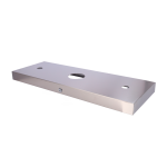 ZKTeco ZK-ACC-ITC-TS2000-2 Cubierta superior para torno - Integración de soportes verticales - 2 agujeros de instalación