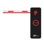 ZKTeco ZK-BG1000R-3BOOM Barrera de parking - Brazo recto (3 m) - Apertura a derechas | 3.000.000 ciclos - Indicadores