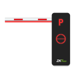 ZKTeco ZK-BGM1000R-3BOOM Barrera de parking - Brazo recto (3 m) - Apertura a derechas | 3.000.000 ciclos - Indicadores