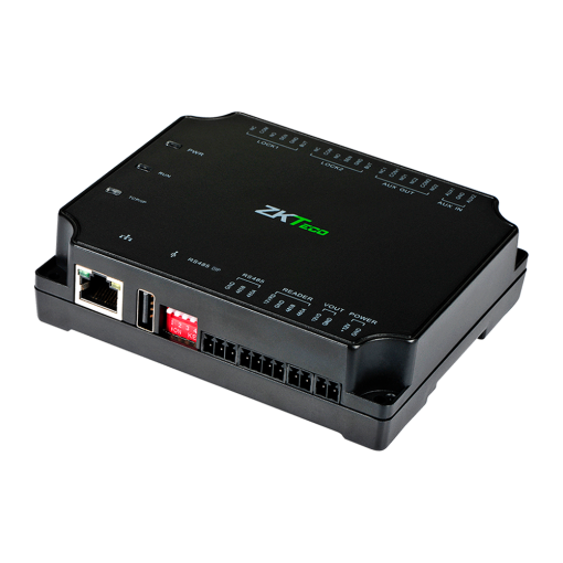 ZKTeco ZK-C2-260 Controladora de acceso - Tarjeta, QR o PIN - TCP/IP | RS485 para ZK-SRB-DM10 - 4 lectores por
