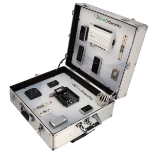 ZKTeco ZK-DEMOKIT-AC Maletín de exposición - Solución de Control de Acceso - Switch para conexión a internet -
