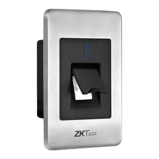 ZKTeco ZK-FR1500A-WP-EM Lector de acceso - Acceso por huella Silk ID y tarjeta EM - Indicador LED y acústico - RS485 -