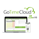 ZKTeco ZK-GOTIMECLOUD-10 Licencia nube control de presencia - 10 usuarios / 10 APPs incluidas - Fichajes remotos con