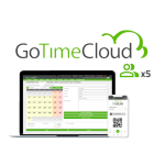 ZKTeco ZK-GOTIMECLOUD-5 Licencia nube control de presencia - 5 usuarios / 5 APPs incluidas - Fichajes remotos con