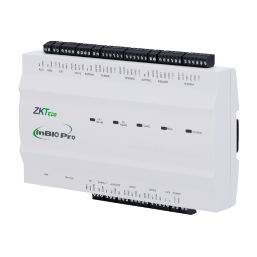 ZKTeco ZK-INBIO260PRO Controladora de acceso Multi-identificación - Facial, huella, tarjeta, QR dinámico o PIN -