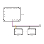 ZKTeco ZK-SRB-DM10 Controladora de acceso extensora - Acceso por tarjeta o contraseña - Comunicación RS485 - 2