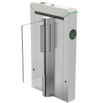 ZKTeco ZK-TS-MARS-S120-SS-600 Torno de acceso bidireccional doble - Portillo compacto con barrera acrílica plegable -