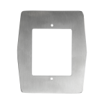 ZKTeco ZK-TSA10-1 Placa de acero personalizada para tornos - Embellecedor para lectores biométricos - Apta para